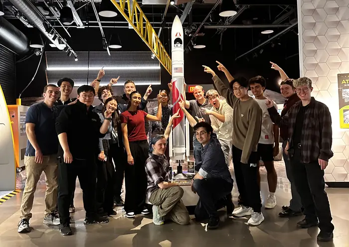 The Iris team visited the rover in Pittsburgh the Tuesday before its departure