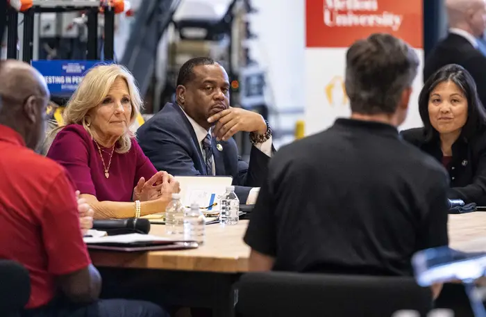 Ed Gainey with Jill Biden