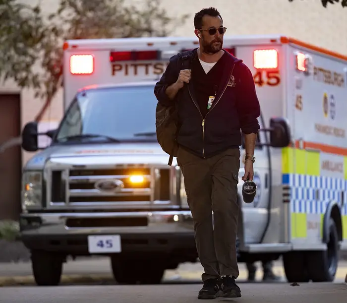 Noah Wyle in Season 1 Episode 1 of “The Pitt.” Photograph by Warrick Page/Max.