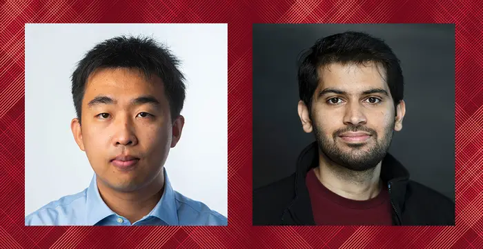 SCS faculty members Zhihao Jia and Deepak Pathak have received 2025 Sloan Research Fellowships.