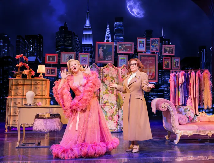 Megan Hilty and Jennifer Simard perform in "Death Becomes Her." Photo by Matthew Murphy and Evan Zimmerman