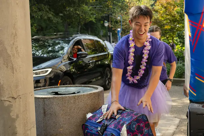The Class of 2029 move into their residence halls on Saturday, August 16, 2025.