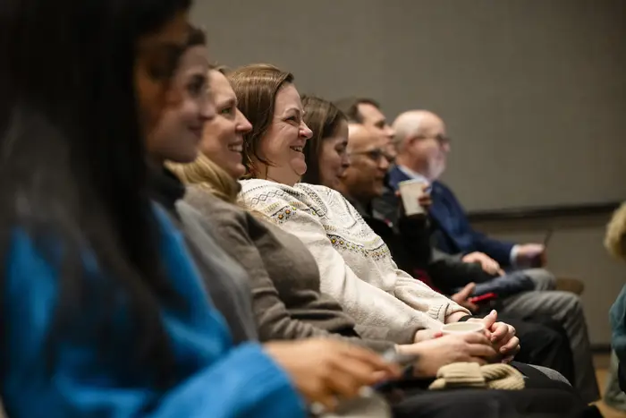 The crowd at Deeper Conversations.
