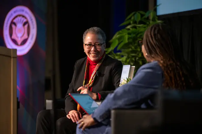 Beverly Daniel Tatum speaks in the Cohon Center for the Dr. Martin Luther King Jr. Keynote Lecture.