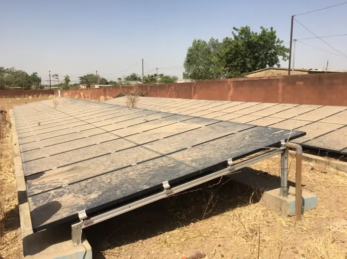 Dirty solar panels