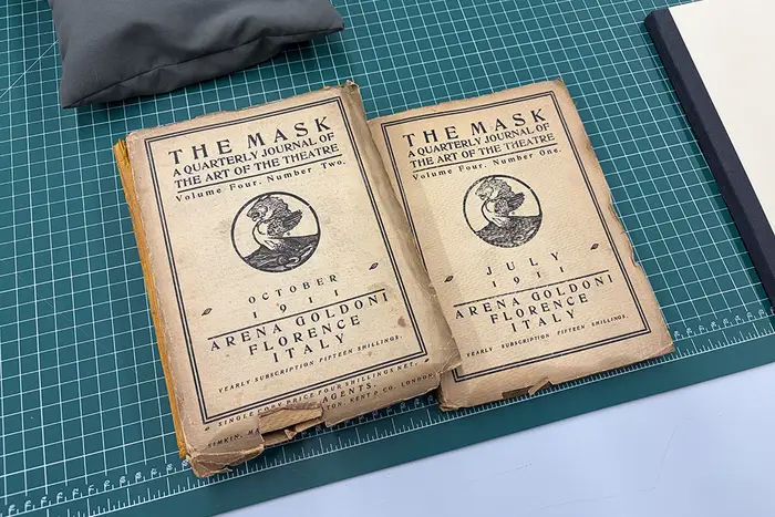 An old, tattered copy of "The Mask." 