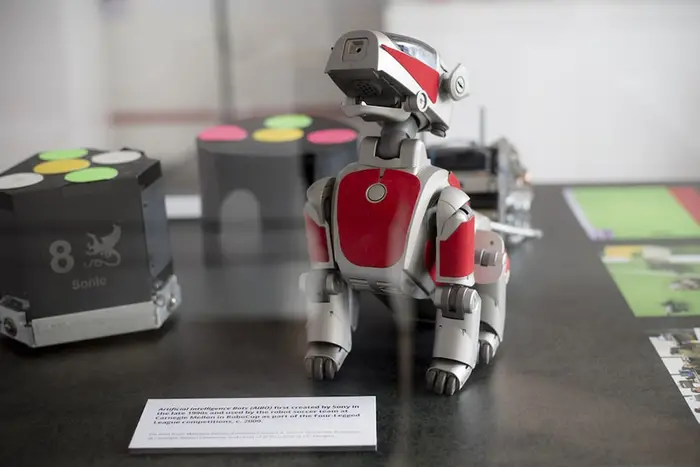 A robot in the exhibition