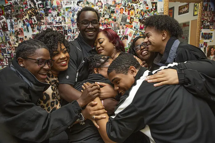 A group hug