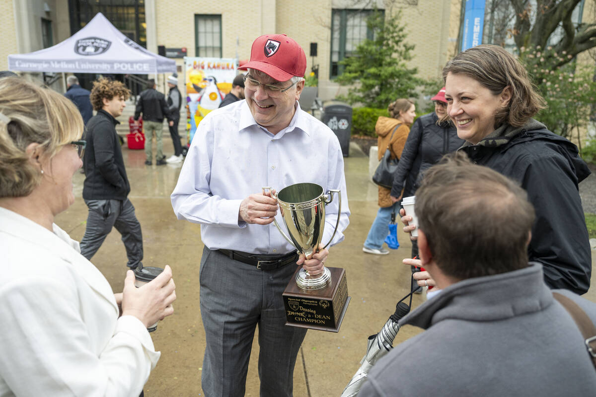 Douse-a-Dean winner Dean Bill Sanders.