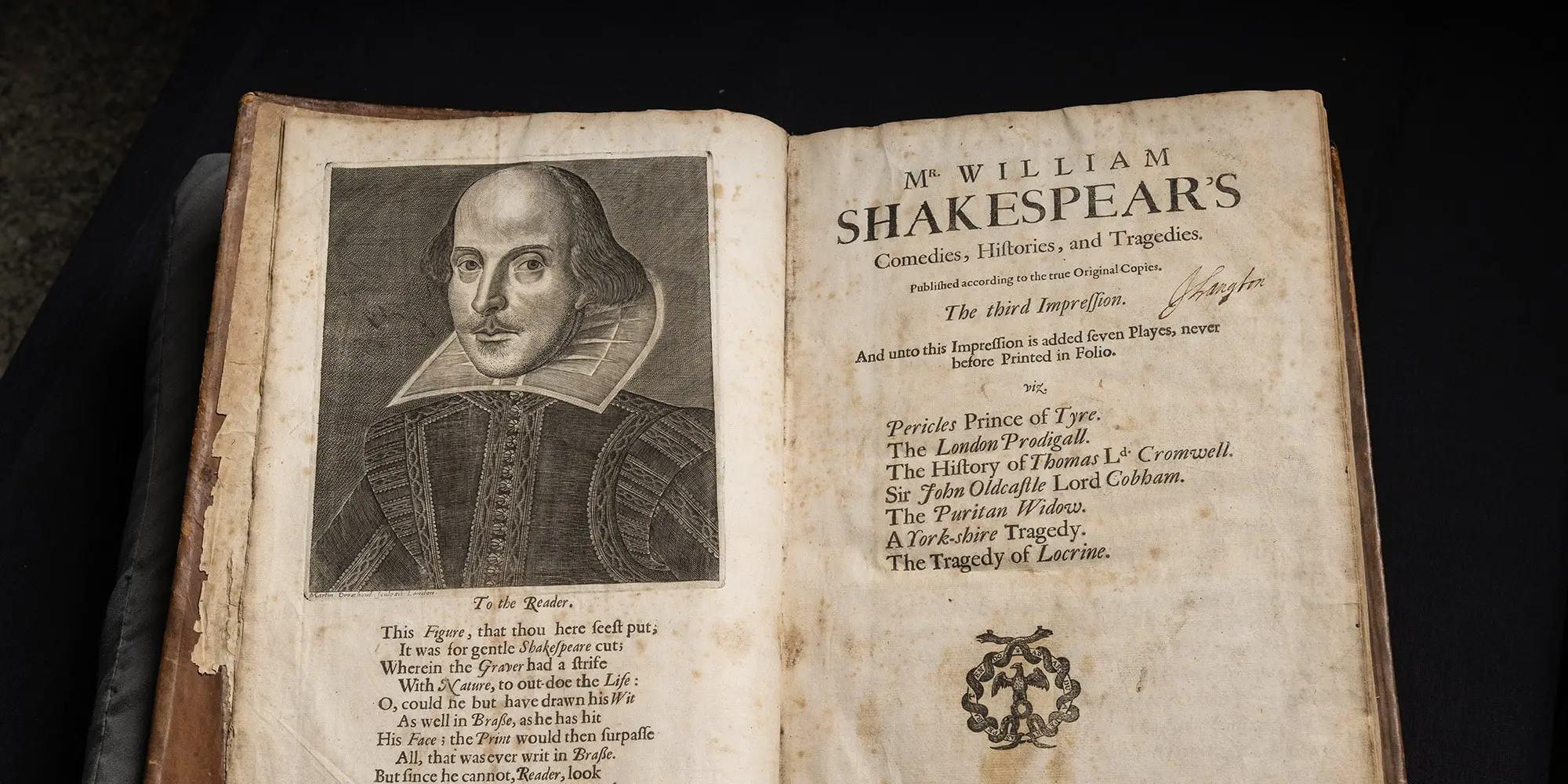 A Shakespeare folio