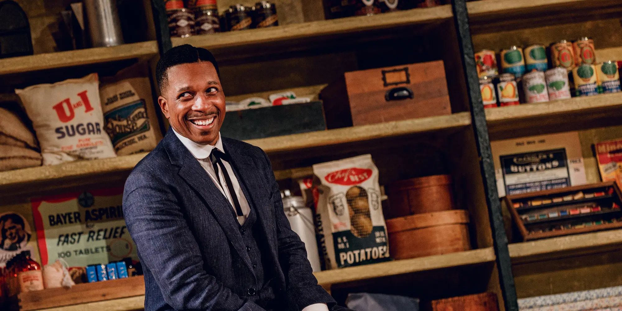 Leslie Odom, Jr. in "Purlie Victorious." Photo by Marc J. Franklin