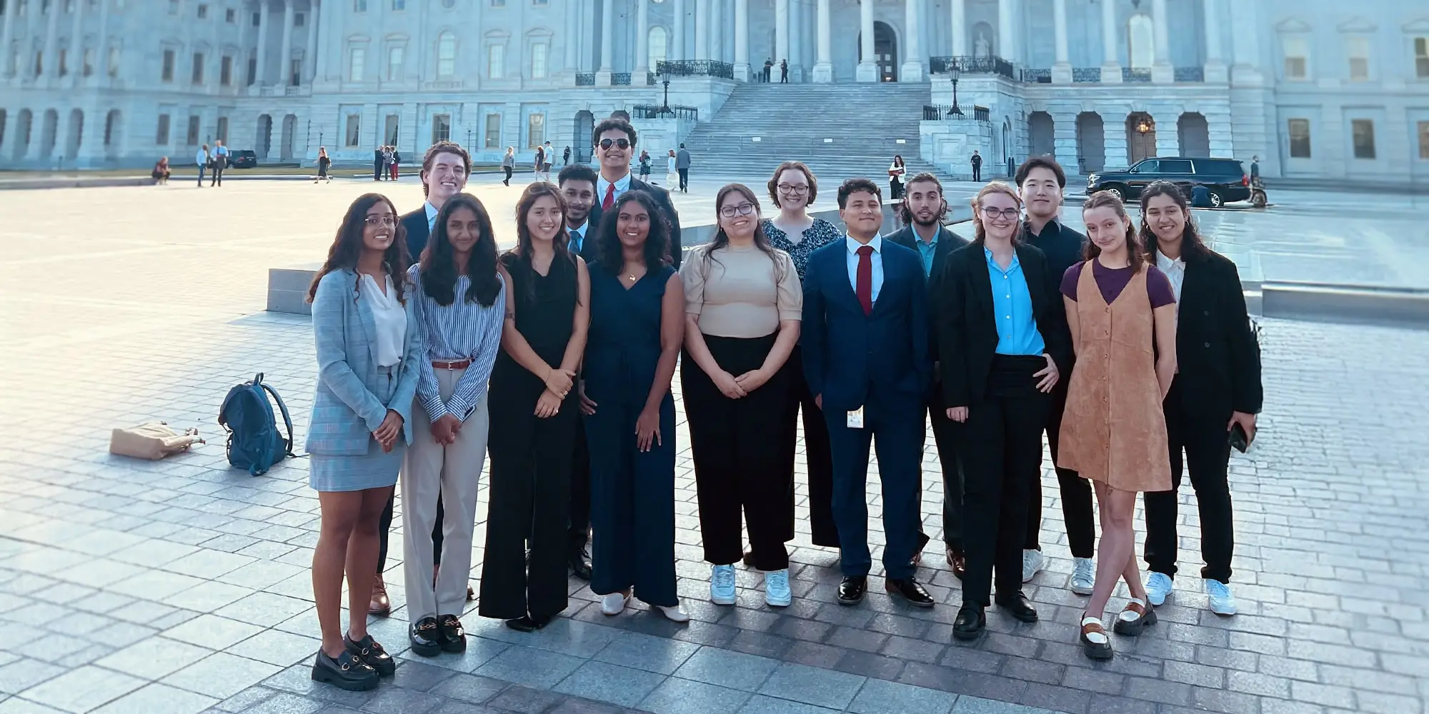 A group photo in Washington, D.C. 