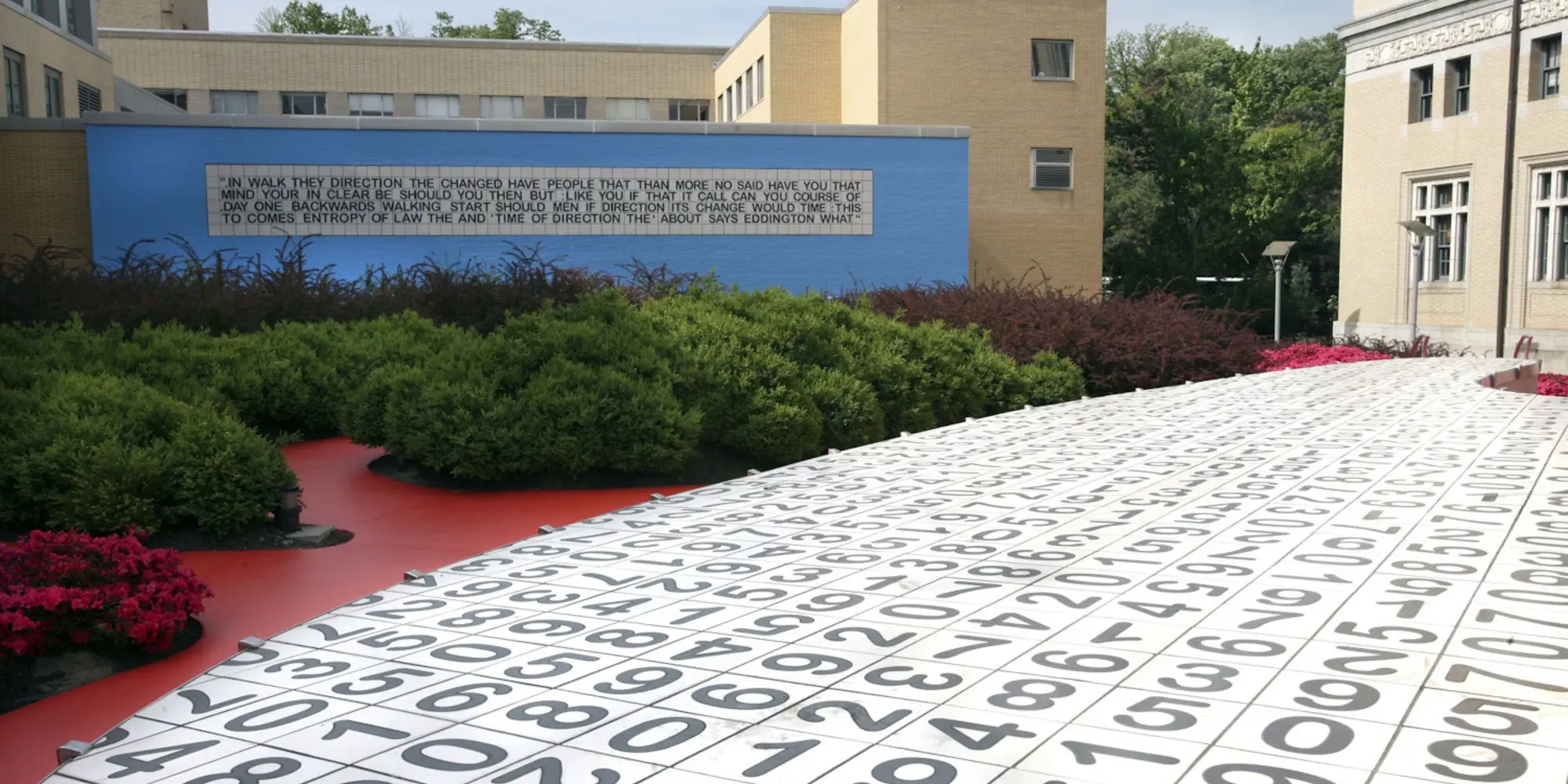 The Kraus Campo, a permanent public artwork and rooftop garden at Carnegie Mellon University.