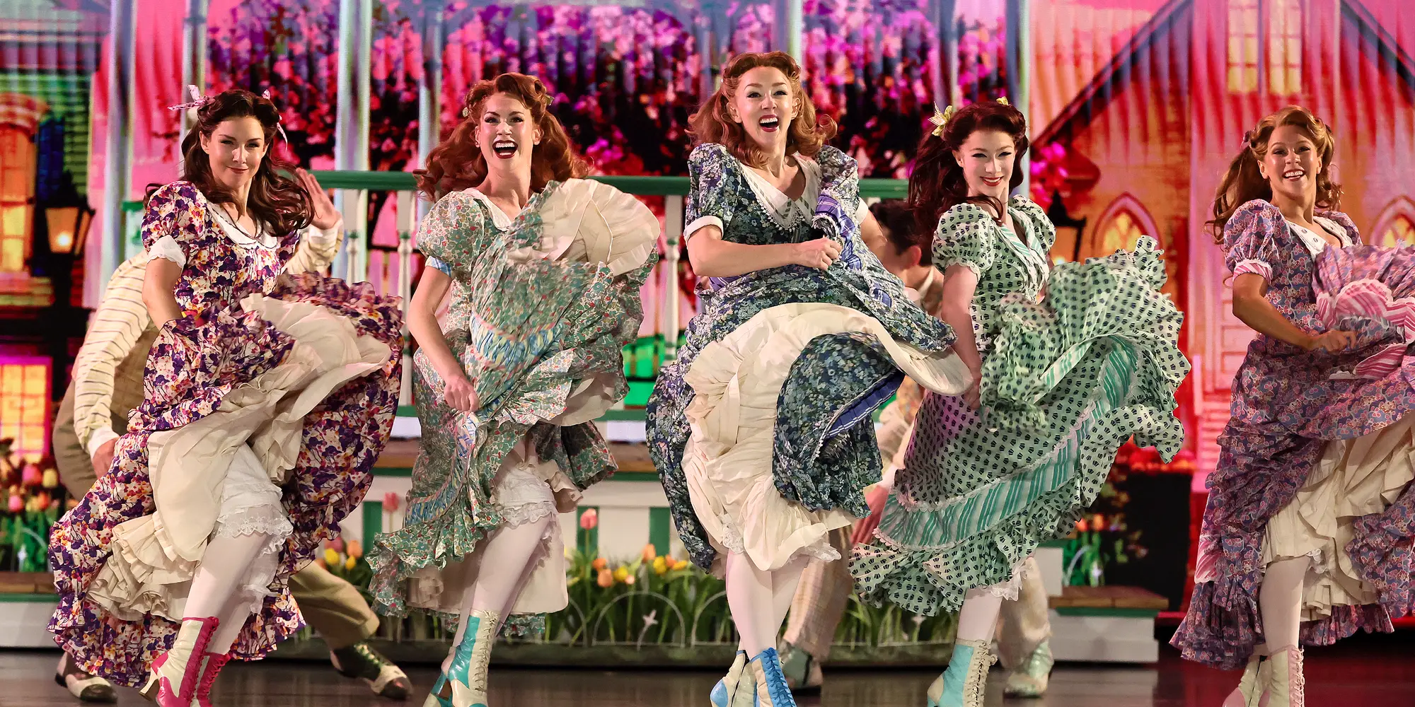 The cast of Schmigadoon! performs onstage during The 79th Annual Tony Awards. Getty Images for Tony Awards Productions)