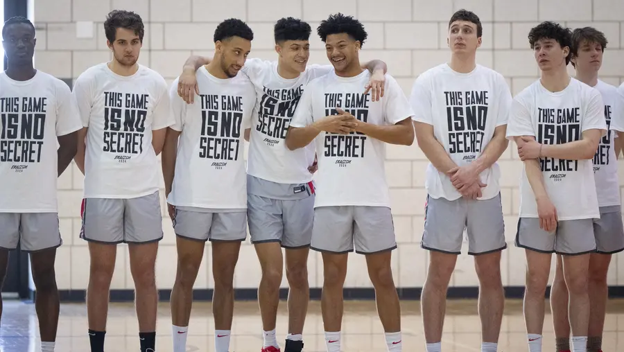 CMU's mens basketball team honors "The Secret Game."