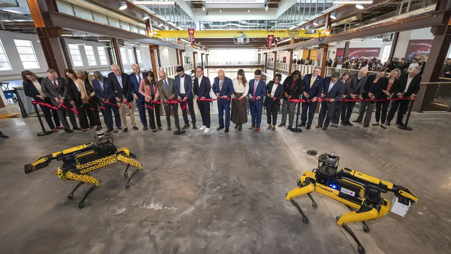 The grand opening of the Robotics Innovation Center on February 27, 2026, in Hazelwood.