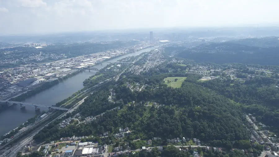 Aerial view of Pittsburgh