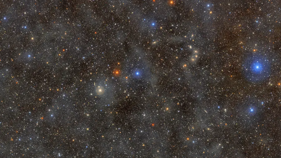 igapixel image of a field of stars in the constellation Lupus 