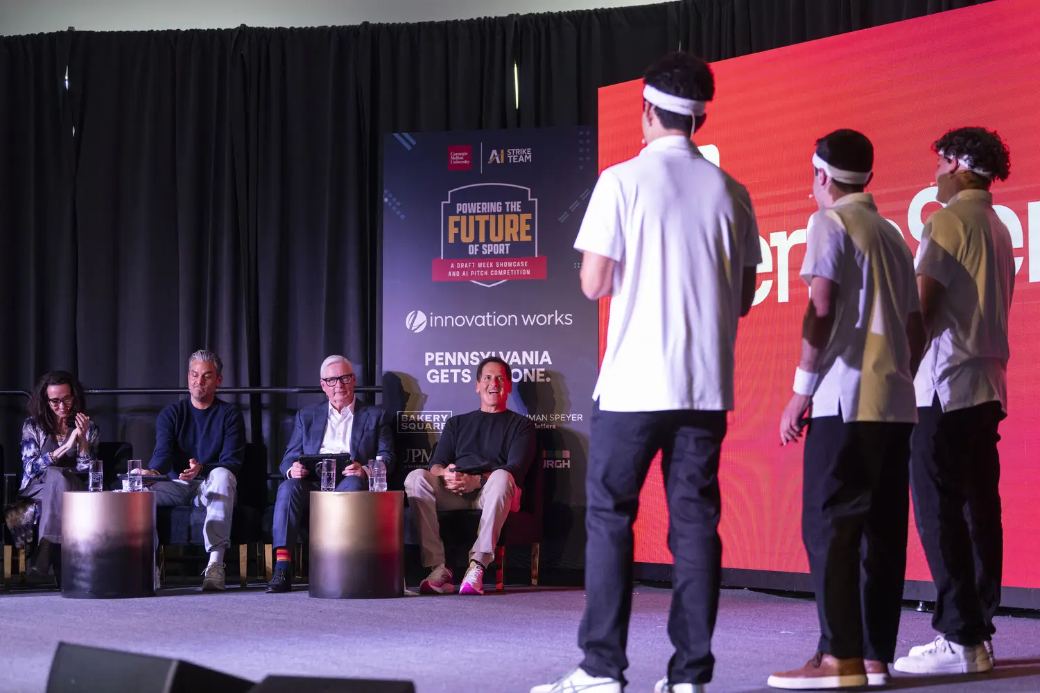 A "Shark-Tank" style pitch competition. 