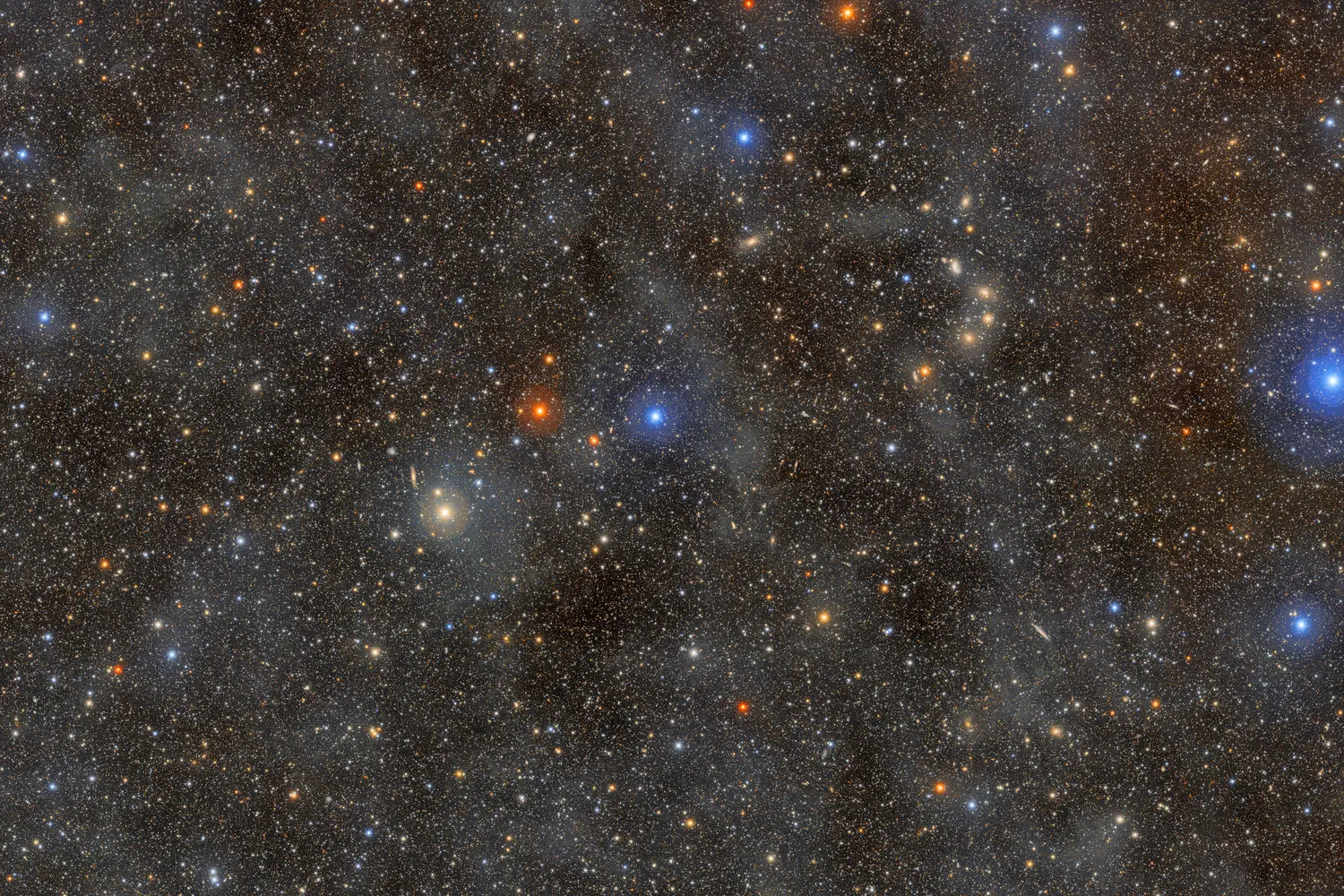 igapixel image of a field of stars in the constellation Lupus 