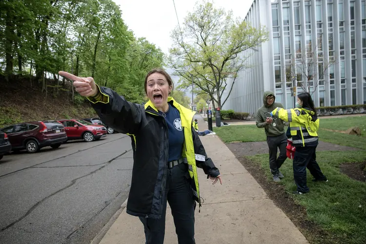 CMU EMS mass casualty drill