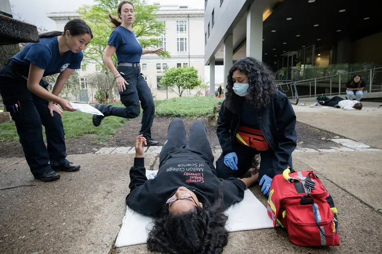 CMU EMS drill