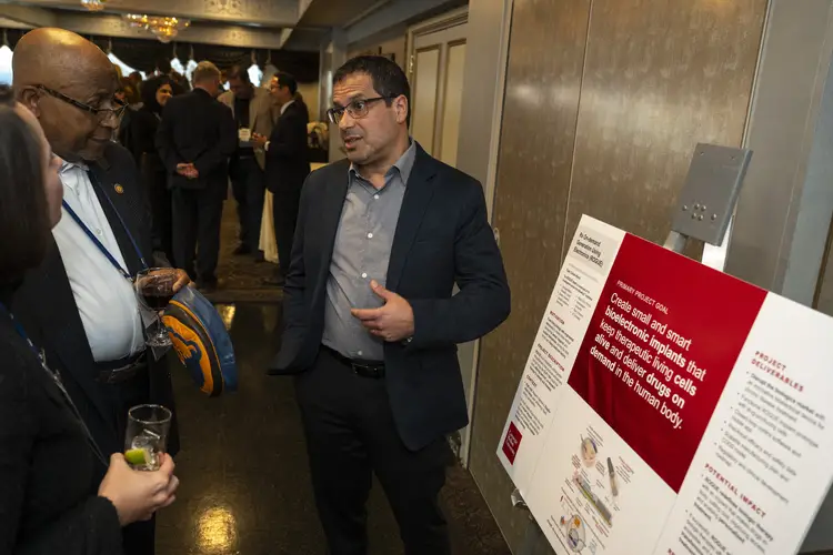 CMU researchers display their work at the LeMont.