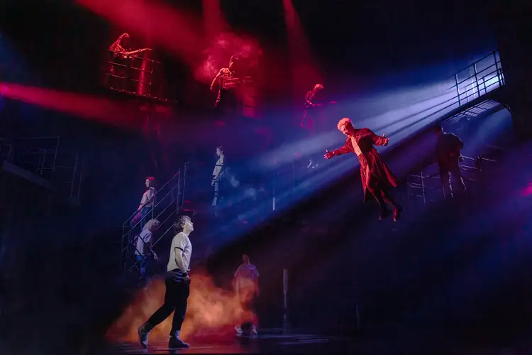 THE LOST BOYS - LJ Benet, Ali Louis Bourzgui, and Company - Photo by Matthew Murphy