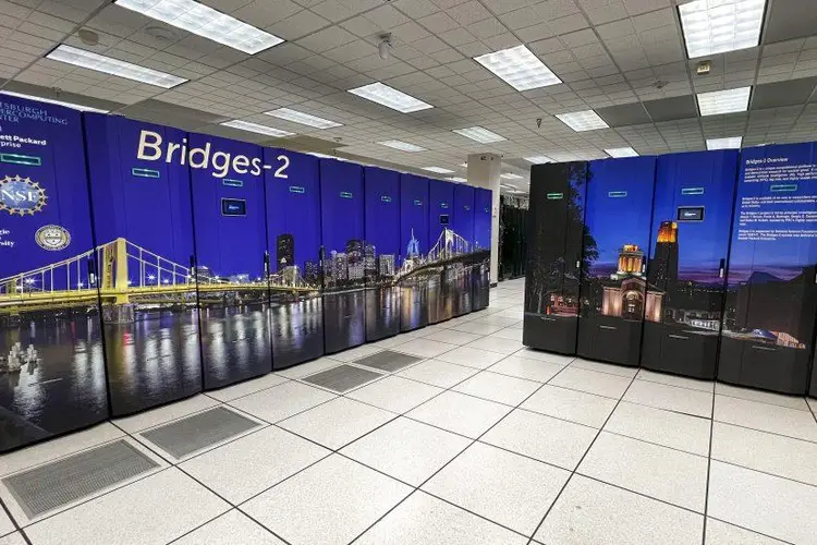 Bridges-2 machine room